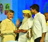 JC family members felicitates Chandrababu