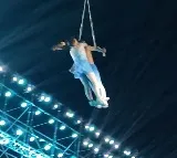 Chinese trapeze artist falls to death during live performance with husband