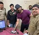 Raviteja spotted at Khairatabad RTA office