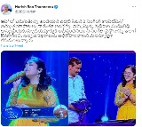 ఆహా తెలుగు ఇండియన్‌ ఐడల్‌ 2’లో లాస్యప్రియ సంగీతలాలిత్యానికి మురిసిపోయిన మంత్రి హరీష్‌రావు