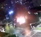 Russian warplane bomb attack on its own city