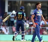 Gujarat Titans settled for a low score against LSG