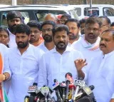 Revanth Reddy reaches Bhagyalaxmi temple