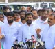 Revanth Reddy reaches Bhagyalaxmi temple