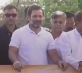 Rahul Gandhi Holds Massive Road Show In Karnataka