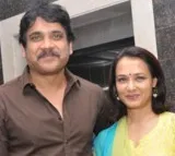 Nagarjuna and Amala in Tirumala