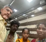Chandrababu throws Selfie Challenge to minister Ambati