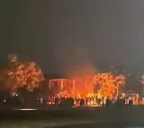 Internet snapped Sec 144 imposed as mob sets ablaze Manipur CMs event venue