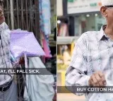 This 74 year old man sells handkerchiefs at a station in Mumbai His story has inspired the Internet