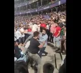 Brawl between fans during SRH and Delhi Capitals match