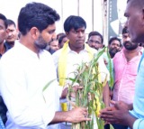 Nara Lokesh questiones YS jagan over compensation for farmers