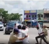 KTR faces protest