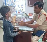 A nine year old boy complaint on his father in Karlapalem Bapatla district