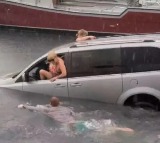 Drunk women follow GPS directions land in sea video goes viral