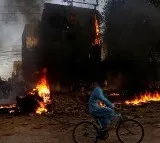 Imran Khan supporters hurl petrol bombs at PM Shehbaz Sharifs Lahore house