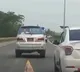 YCP Vehiclists Follows TDP Chief Chandra Babu Convoy