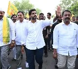 Lokesh Yuvagalam Padayatra enters in Srisailam constituency