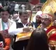 Congress workers celebrations at AICC office in Delhi