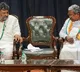 banners and posters were displayed in many places in support of siddaramaiah and dk shivakumar