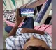 Man Watches IPL Match On His Phone Inside Cricket Stadium