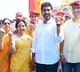 Lokesh's mother joins his padyatra on 100th day