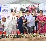 KTR led the groundbreaking ceremony of Foxconn