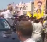 YCP MLA fires at TDP activists in Lokesh padayatra
