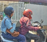Pic of bengaluru woman working while struck in traffic goes viral 