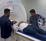 TDP Leader Nara Lokesh went MRI Scanning for right shoulder