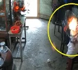 Elderly Kerala man has a narrow escape as mobile phone explodes in his shirt pocket Video
