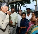 Chandrababu have a tea at Sarippali while going to Anakapalle