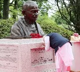 Modi unveils Mahatma Gandhi's bust in Hiroshima, says Gandhian ideals of peace reverberate globally