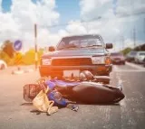 Biker hit by bus, dragged for 12 kms in UP's Etah