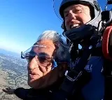 Chhattisgarh minister TS Singh Deo 70 goes skydiving in Australia