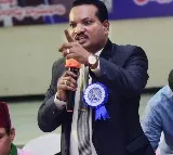 Jada Sravan Kumar talks to media