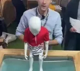 Anand Mahindra shares video of unique inflatable t shirt designed for kids Internet likes it too
