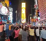 NTR ad display at New York Time Square