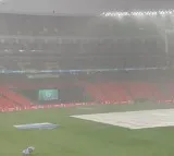 TMC slams BJP after rain water logged in Narendra Modi stadium in Ahmedabad