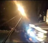 narrow escape at kadiri railway gate after railway gateman negligence