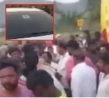 minister jogi ramesh followers attacked pilgrims in ntr district