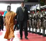 President Murmu reaches Suriname on first state visit