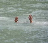 Four children died in Krishna river at Mangampet