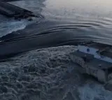 nova kakhovka dam blown up ukraine dam near nuclear plant destroyed zelensky calls urgent meet