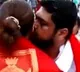 Netizens rap 'Adipurush' director for kissing Kriti on the cheek at Tirupati temple