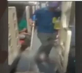 Visuals within Coramandal Express at the time of accident