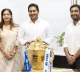 Ambati Rayudu and Rupa Gurunath met CM Jagan