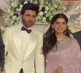 KTR attends Sharwanand wedding reception