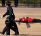 british soldiers faint in front of prince william amid the scorching london heat