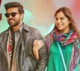 Hi Charan and Upsy greets Chiranjeevi