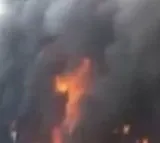 People jump from upper floors as fire engulfs Chhattisgarh